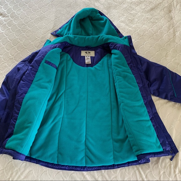 Blue/Teal Athletic Works Plus winter coat - Picture 3 of 7